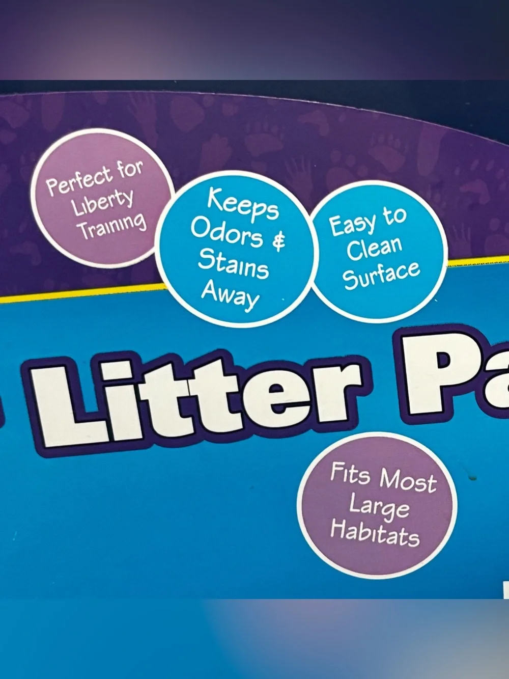 Super Pet Small Animal Dark Blue Large Hi-Corner Litter Pan